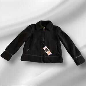 BEARPAW Ladies' Moto Shearling Jacket Black / Size XS